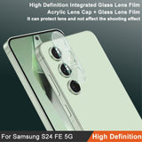 IMAK Samsung Galaxy S24 FE Kameralinse Beskyttelsesglas - Clear