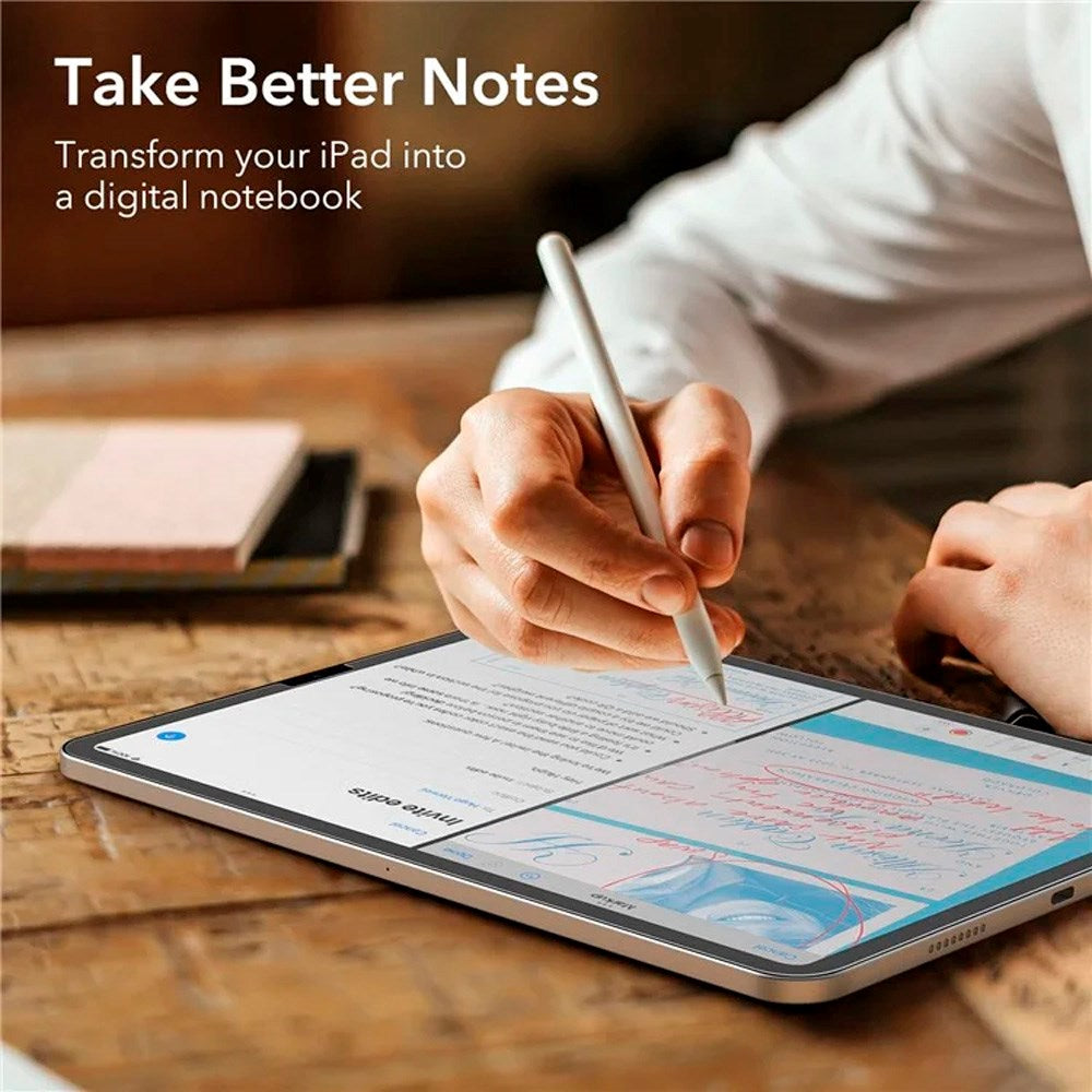 ESR iPad Pro 12.9 (2018 - 2022) Paper Skærmbeskyttelse - 2-Pak - Gennemsigtig