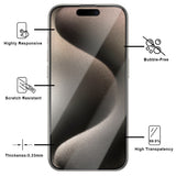 iPhone 16 Skærmbeskyttelse 2.5D Hærdet Glas - Case Friendly - Gennemsigtig