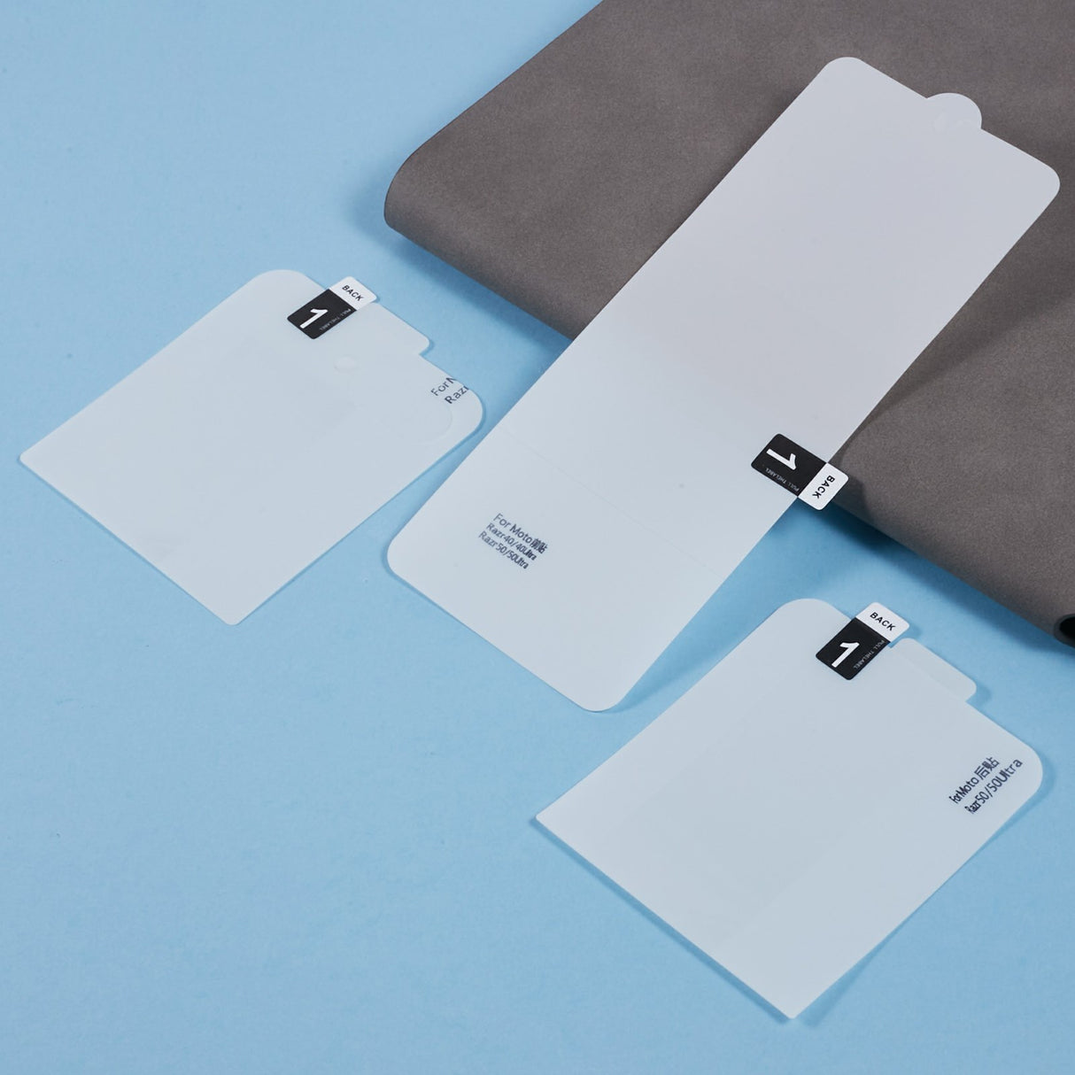 Fulddækkende Skærmbeskyttelse til Motorola Razr 50 Ultra 5G – Front & Bagside Blød Plast Hydrogel Film