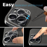 iPhone 16 Pro / 16 Pro Max NORTHJO Hærdet Kameralinsebeskyttelsesglas - 2 stk. - Gennemsigtig