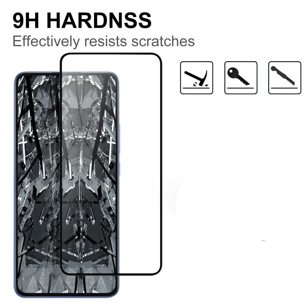 AGC-glasskærmbeskytter til Xiaomi 14T / 14T Pro - Gennemsigtig / Sort Kant