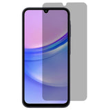 Samsung Galaxy A16 (4G/5G) Hærdet Glas - Skærmbeskyttelse m. Privacy Funktion - Full  Fit - Gennemsigtig