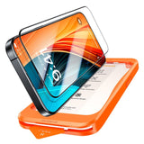 TORRAS - iPhone 15 / 14 Pro - Full Fit Hærdet Skærmbeskyttelsesglas inkl. Installationsramme - Gennemsigtig