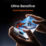 TORRAS - iPhone 16 Pro Max - Full Fit Hærdet Skærmbeskyttelsesglas - Gennemsigtig