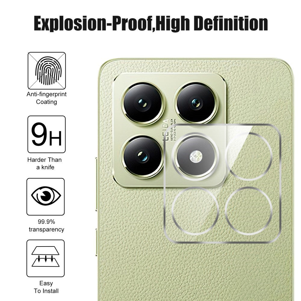 Xiaomi 14T Pro Kamerabeskyttelsesglas - Gennemsigtig