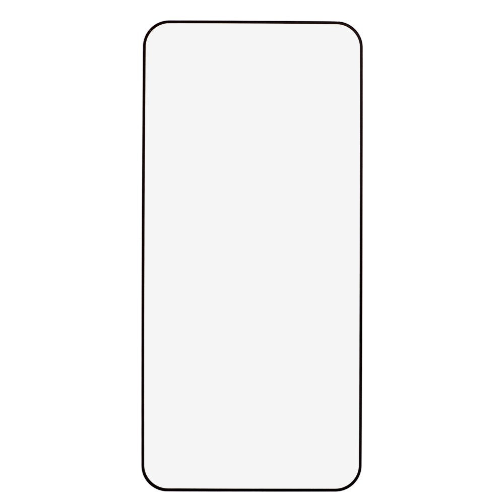 Full Fit Hærdet Skærmbeskyttelsesglas - Samsung Galaxy S25 - Gennemsigtig/Sort Kant