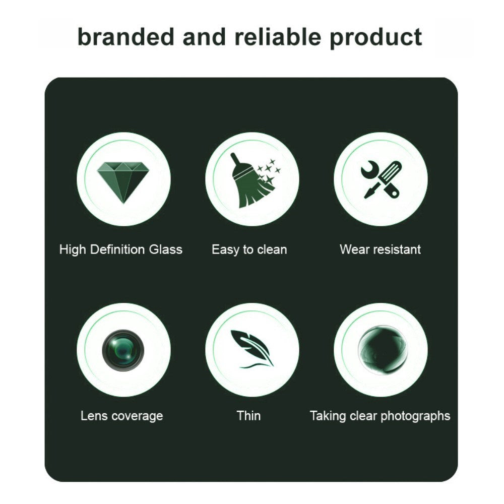 Samsung Galaxy A26 (5G) - IMAK Hærdet Kameralinsebeskyttelsesglas - Sort