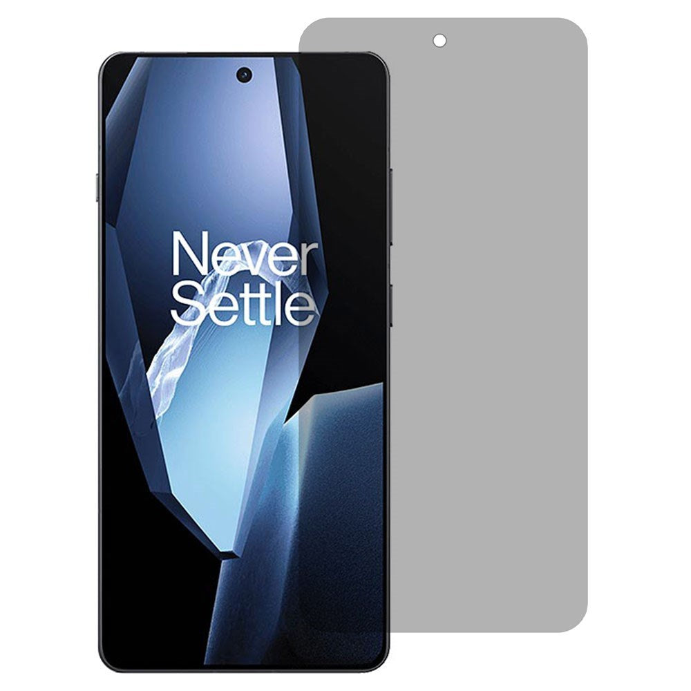 Full Fit Hærdet Skærmbeskyttelsesglas - OnePlus 13R - Privacy Funktion - Gennemsigtig