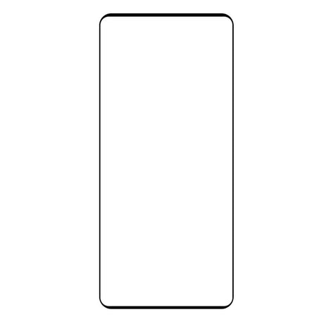 Honor Magic7 Lite - Hærdet Skærmbeskyttelsesglas - Full Fit - Gennemsigtig / Sort