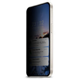 Hærdet Skærmbeskyttelsesglas til Google Pixel 9a - Full Fit - Privacy Funktion - Gennemsigtig