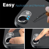 iPhone 16e NORTHJO Hærdet Kameralinsebeskyttelsesglas - Gennemsigtig