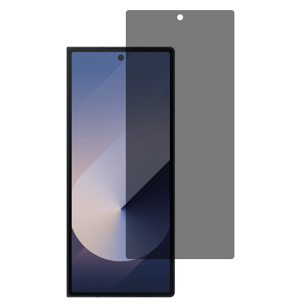 Samsung Galaxy Z Fold7 Skærmbeskyttelsesglas - Privacy Funktion - Gennemsigtig