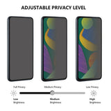 Google Pixel 10 Pro Fold Hærdet Glas Mobil Skærmbeskyttelse m. Privacy - Full-Fit - Sort Kant