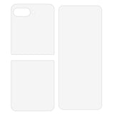 Motorola Razr 60 Ultra Beskyttelsesfilm i 3 Dele - Gennemsigtig