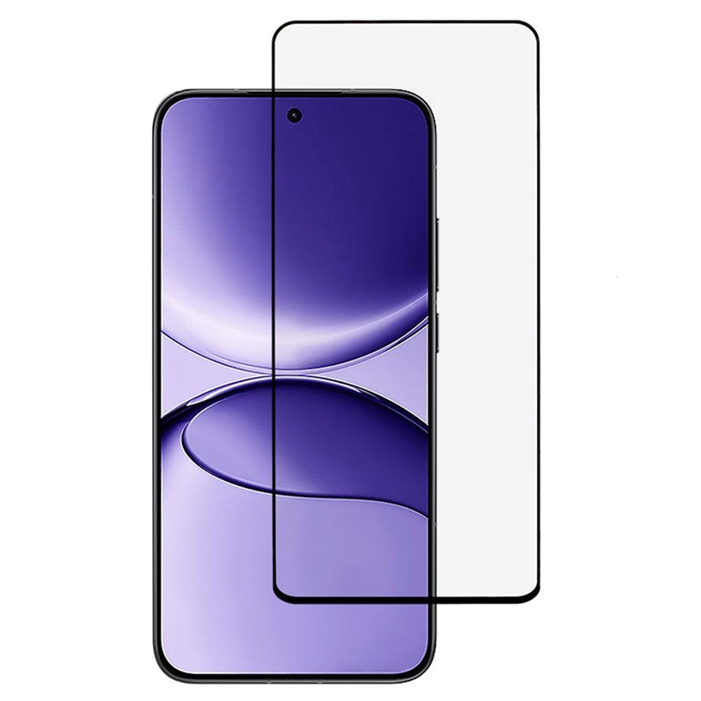 Xiaomi Poco F7 Hærdet Skærmglas - Gennemsigtig / Sort Kant