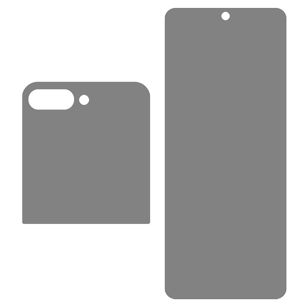Samsung Galaxy Z Flip7 Skærmbeskyttelsesglas - Privacy Funktion - Gennemsigtig