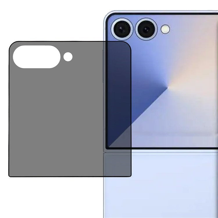 Samsung Galaxy Z Flip7 - Hærdet Skærmbeskyttelsesglas - Privacy Funktion - Gennemsigtig