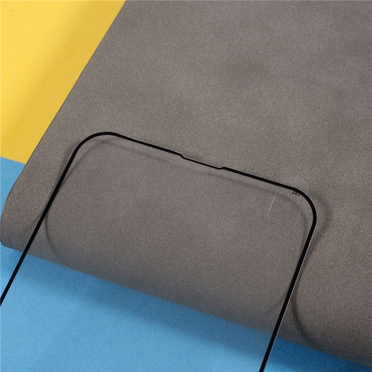 iPhone Air - Hærdet Skærmbeskyttelsesglas - Gennemsigtig / Sort Kant