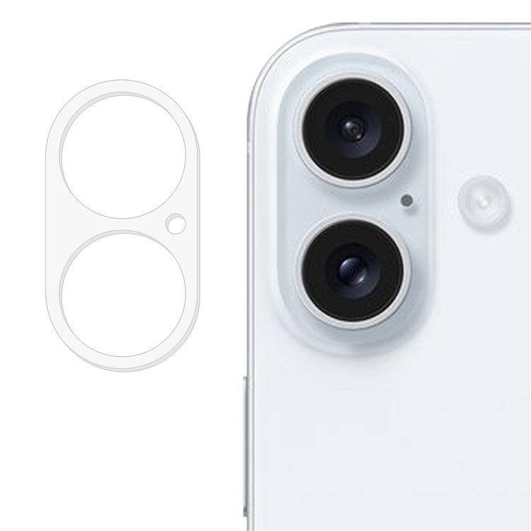 iPhone 17 9H Beskyttelsesglas til Kameralinse - Gennemsigtig