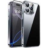 RURIHAI - iPhone 16 Pro - 2-i-1 Beskyttelsessæt - Gennemsigtig