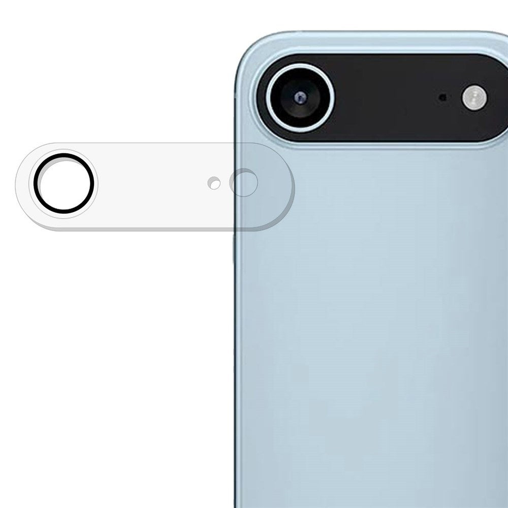 iPhone Air Hærdet Kameralinsebeskyttelse - Gennemsigtig / Sort