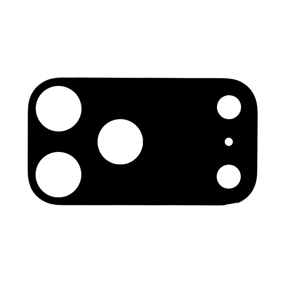 iPhone 17 Pro Hærdet Kameralinsebeskyttelse - Sort