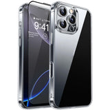 RURIHAI - iPhone 12 Pro - 2-i-1 Beskyttelsessæt - Gennemsigtig