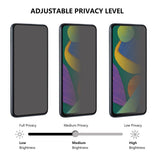 Samsung Galaxy S25 FE Hærdet Skærmbeskyttelsesglas- Privacy - Gennemsigtig