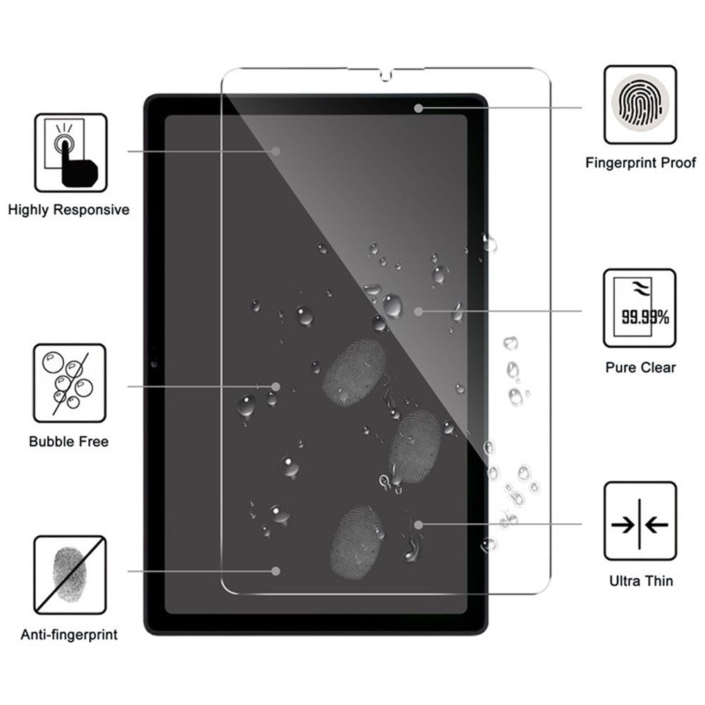 Lenovo Tab One 8.7" Full-Fit Hærdet Glas Skærmbeskyttelse - Gennemsigtig
