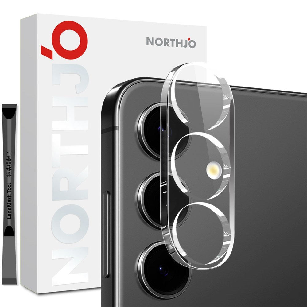 NORTHJO Samsung Galaxy S25 FE Kameralinsebeskyttelse - Gennemsigtig