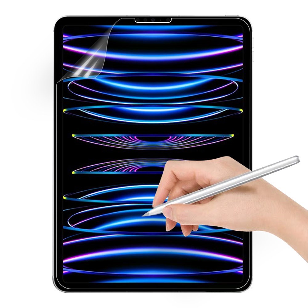 iPad Air (2022 / 2020) / Pro 11 (2022 / 2021 / 2020 / 2018) Beskyttelsesfilm - Papirlignende Overflade - Gennemsigtig
