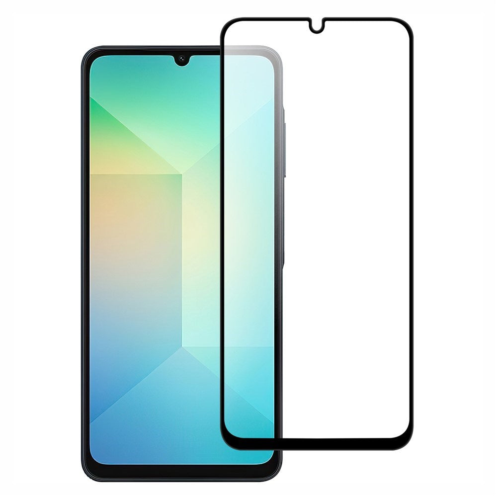 Samsung Galaxy A07 - EIDERWOOD Skærmbeskyttelsesglas 9H - Gennemsigtig / Sort Kant