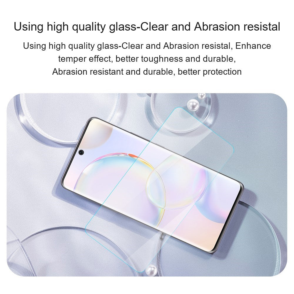 AMORUS Honor 400 Smart (4G / 5G) Skærmbeskyttelse - Høj Aluminium-Silicon Glas med 2.5D Arc Edge - Gennemsigtig