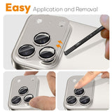 iPhone 17 Pro NORTHJO Kameralinsebeskyttelse - Mat Metal & Glas - Grå