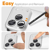 iPhone 17 Pro Max NORTHJO Kameralinsebeskyttelse - Mat Metal & Glas - Sølv