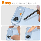 iPhone Air NORTHJO Kameralinsebeskyttelse - Børstet Metal & Glas - Sølv