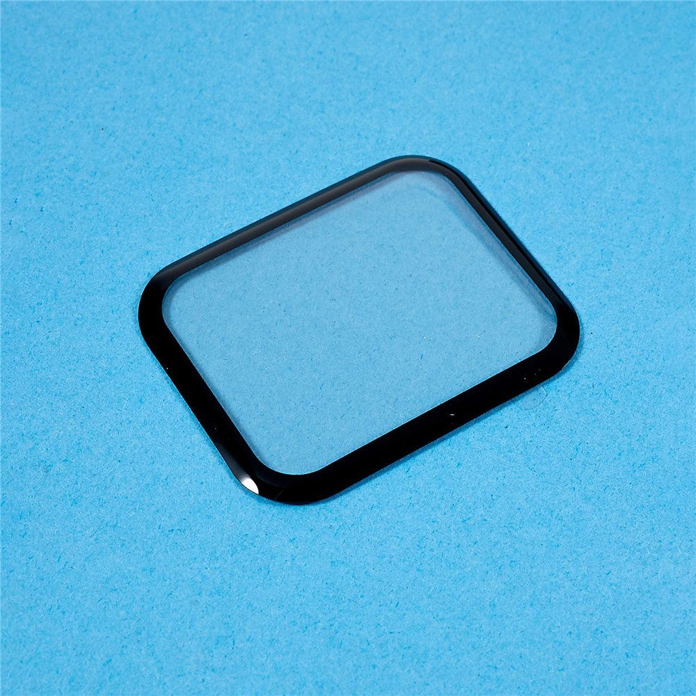 Apple Watch 11 / 10 (46mm) Skærmbeskyttelse - Hærdet Glas - Gennemsigtig / Sort Kant