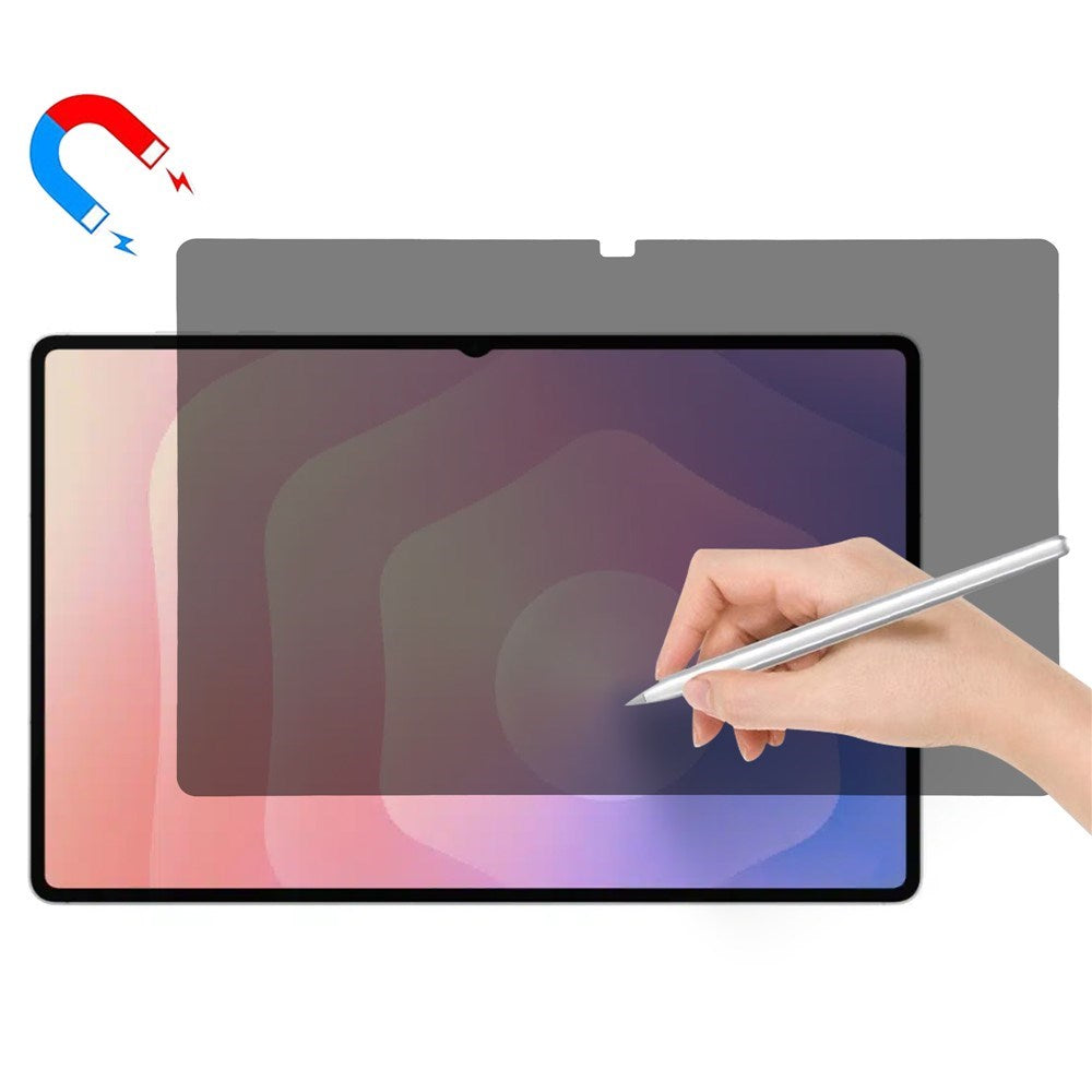 Samsung Galaxy Tab S11 Ultra / S10 Ultra / S9 Ultra / S8 Ultra Paper Feel Beskyttelsesfilm - Privacy Funktion - Gennemsigtig