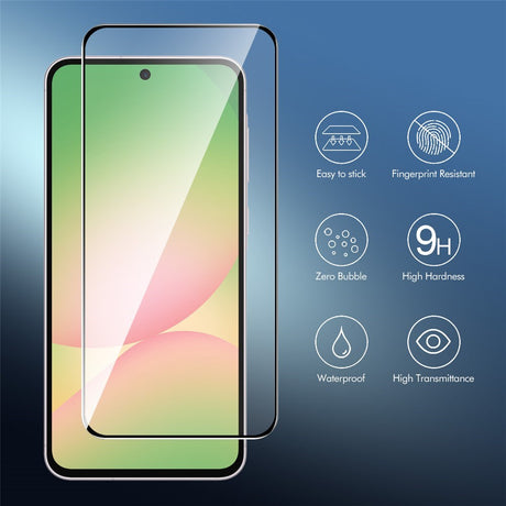 Samsung Galaxy A27 Beskyttelsesglas - Gennemsigtig / Sort Kant