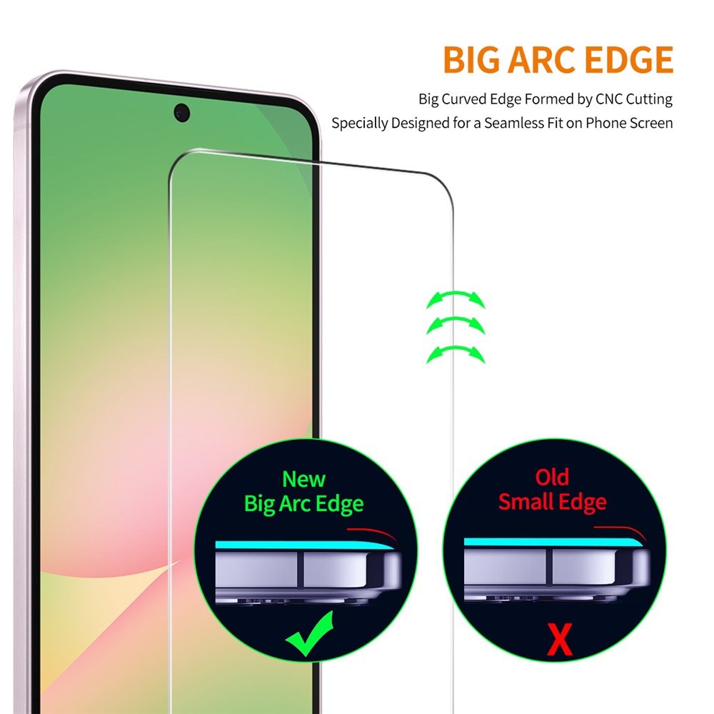 Samsung Galaxy A27 Beskyttelsesglas - 2 stk. - Gennemsigtig