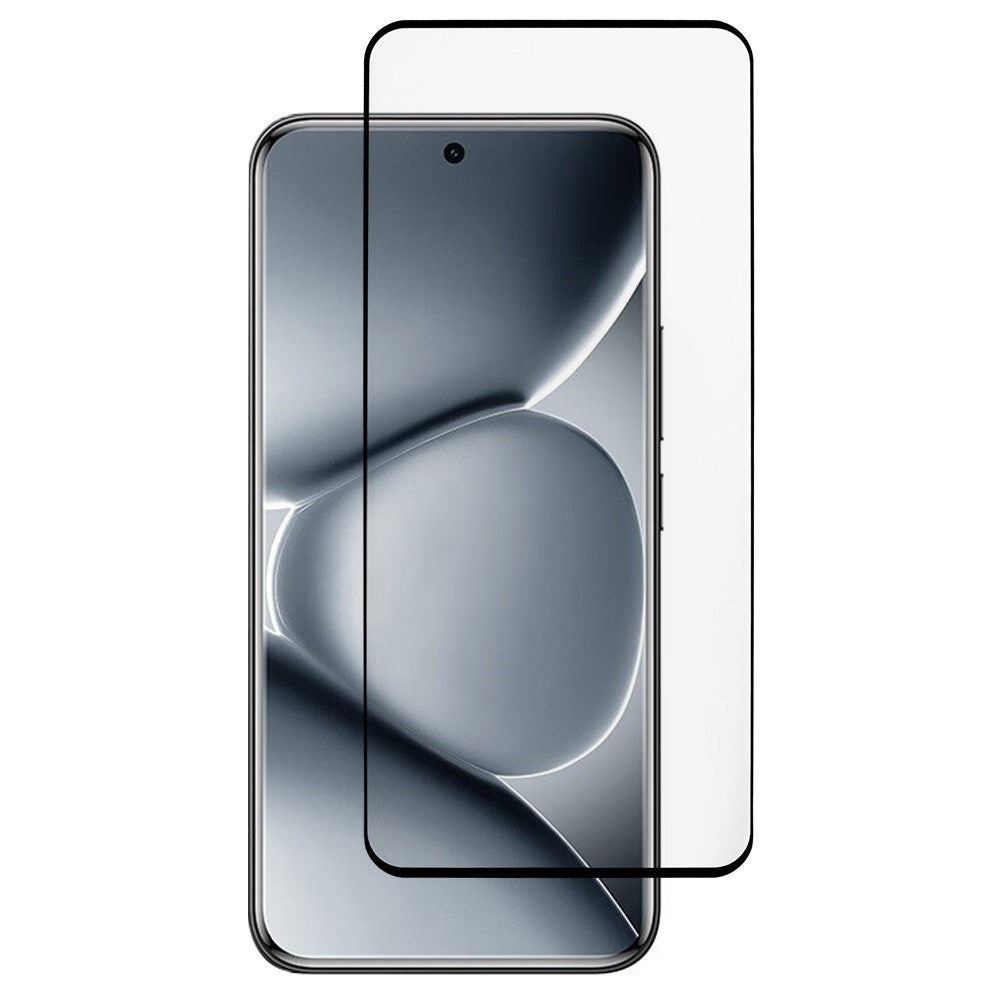 Xiaomi Redmi Note 15 Pro+ (Plus) / Poco M8 Pro (5G) Skærmglas - Gennemsigtig / Sort Kant