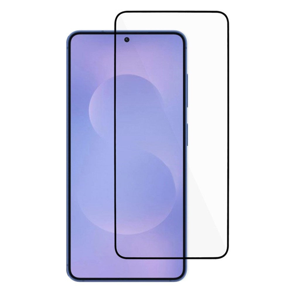 Samsung Galaxy S26 Beskyttelsesglas - 0.18mm - Gennemsigtig / Sort Kant