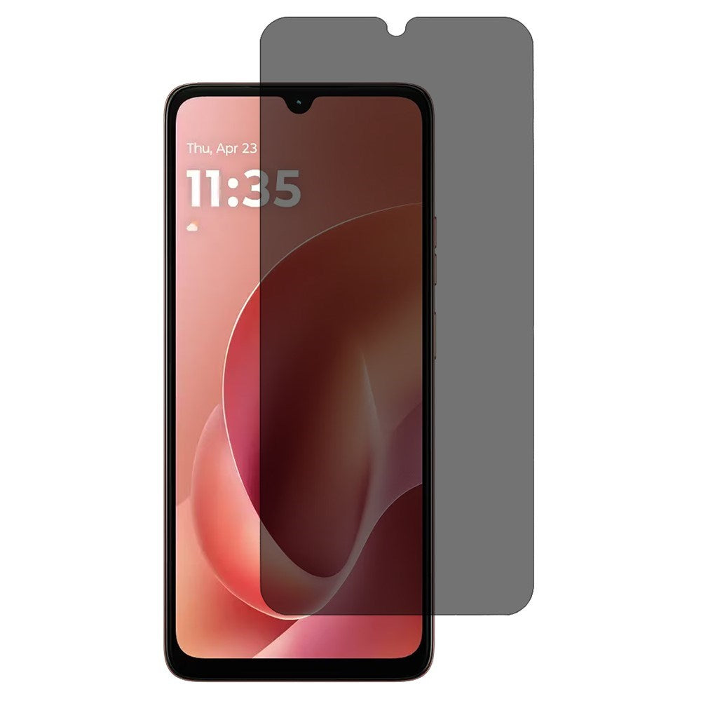 Motorola Moto G06 / G06 Power Beskyttelsesglas m. Privacy Funktion - Gennemsigtig