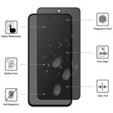 Samsung Galaxy A57 Beskyttelsesglas m. Privacy Funktion - Gennemsigtig
