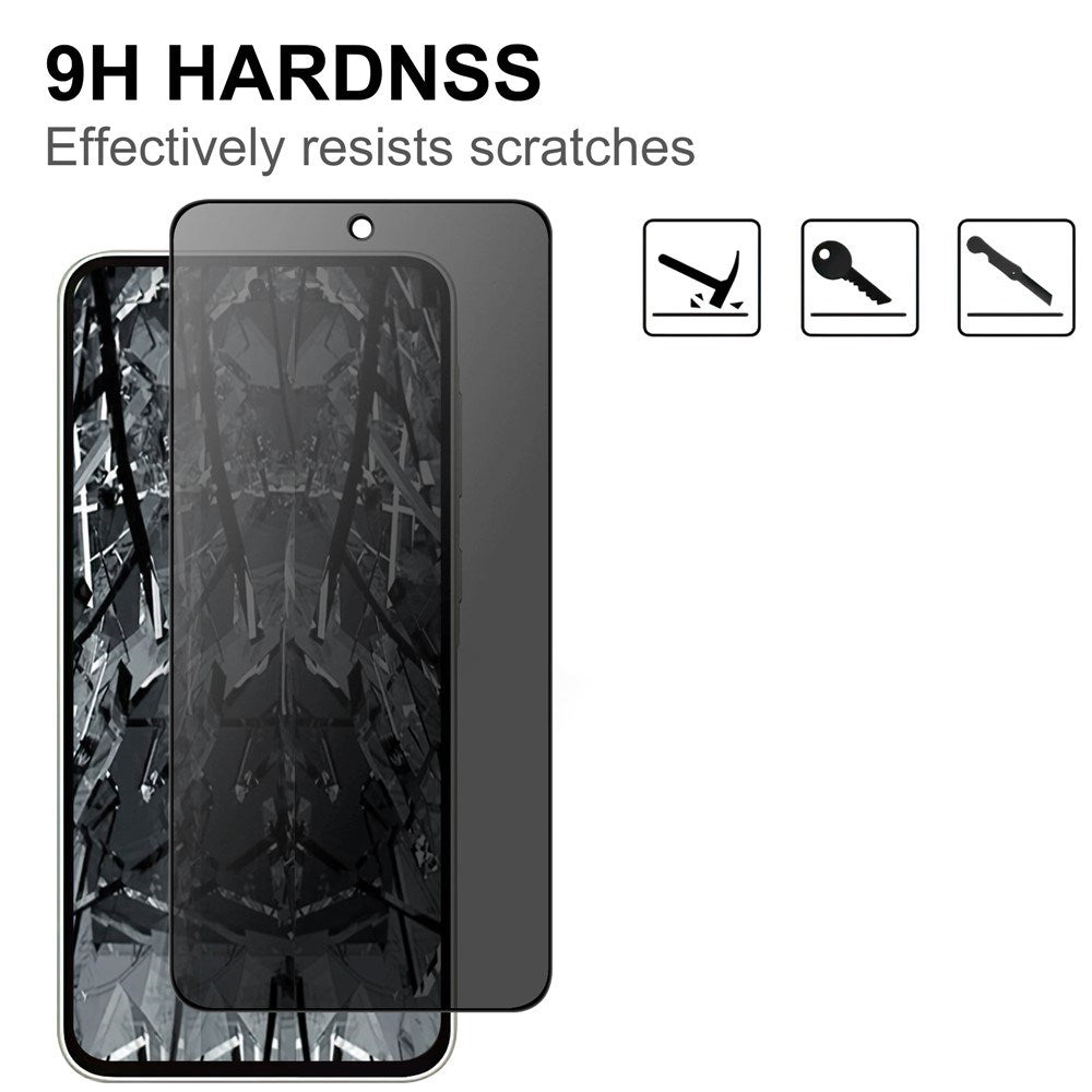 Samsung Galaxy A57 Beskyttelsesglas m. Privacy Funktion - Gennemsigtig