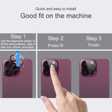 IMAK Samsung Galaxy S26+ (Plus) Hærdet Kameralinseglas - Sort