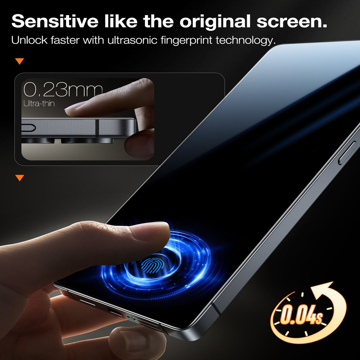 TORRAS Samsung Galaxy S26 Ultra Glassgo Hærdet Skærmglas - Installationsramme - Gennemsigtig