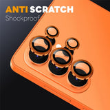 Samsung Galaxy S26 Ultra NORTHJO Metal & Glas Kameralinsebeskyttelse - Orange