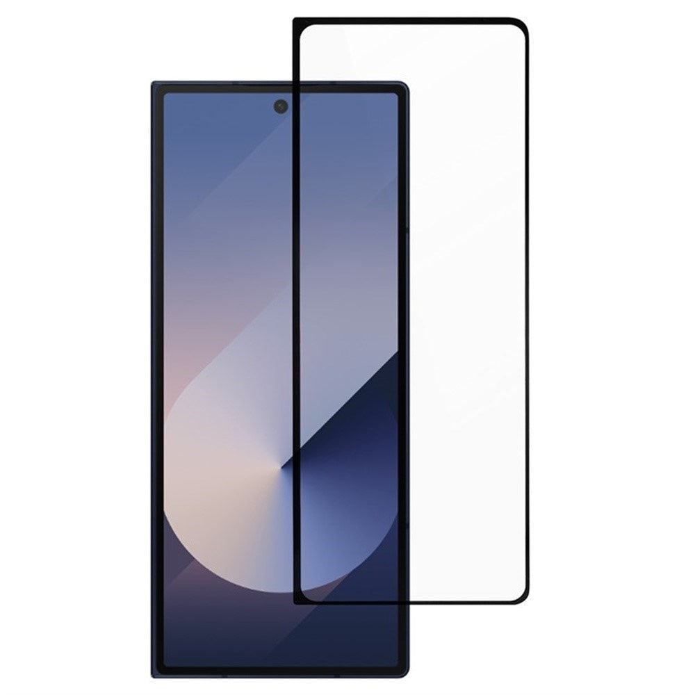 Samsung Galaxy Z Fold8 Beskyttelsesglas - Gennemsigtig / Sort Kant